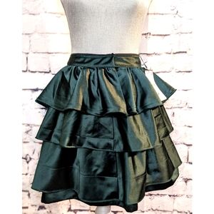 ZARA Thick Ruffled Skirt Size S
